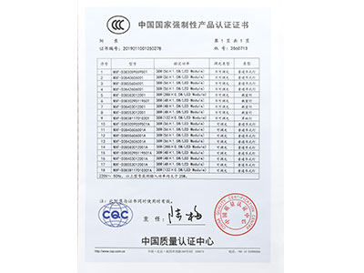 樂銷-中國國家強制性產品認證證書（附錄）